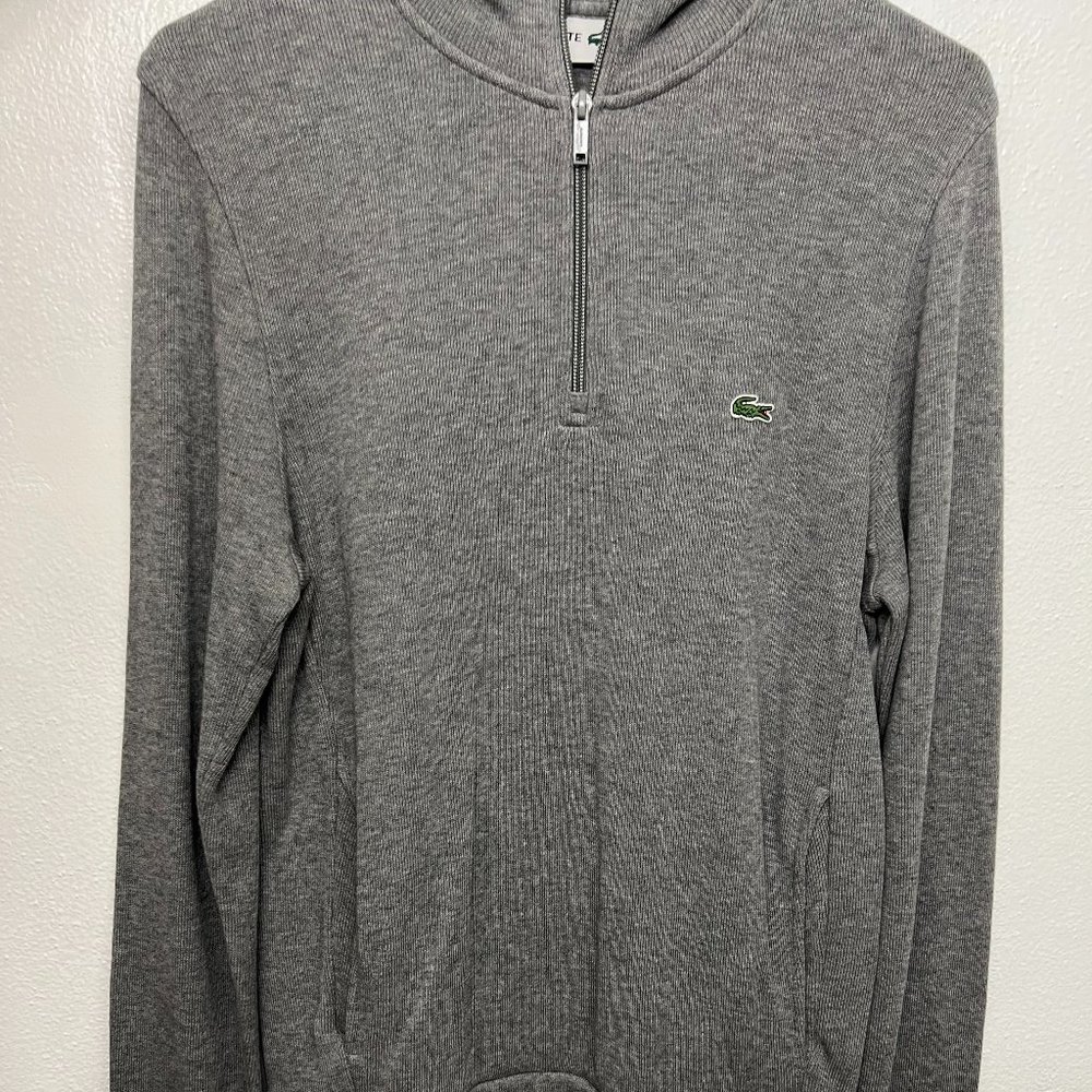 Men's Zippered Stand-Up Collar Cotton Sweatshirt